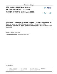NBN EN ISO 1043-1:2011/A1:2016