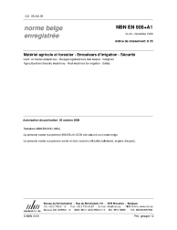 NBN EN 908+A1:2009