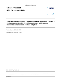 NBN EN 13138-3:2021