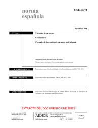 UNE 26372:2006 (R2013)