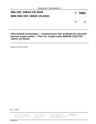 NBN ISO/IEC 19823-19:2021