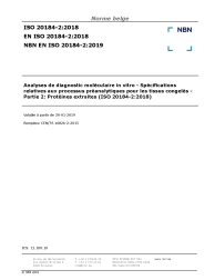 NBN EN ISO 20184-2:2019