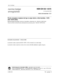 NBN EN ISO 15976:2003