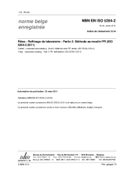 NBN EN ISO 5264-2:2011