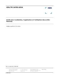CEN/TR 16793:2016