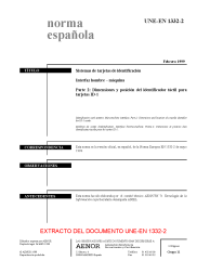 UNE-EN 1332-2:1999 (R2020)