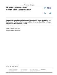 NBN EN 1860-1:2013+A1:2017