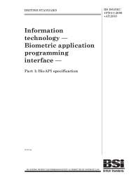 BS ISO/IEC 19784-1:2006+A3:2010