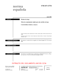 UNE-EN 12734:2001 (R2018)