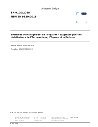 NBN EN 9120:2018