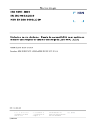 NBN EN ISO 9693:2019