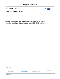 NBN ISO 6742-1:2023