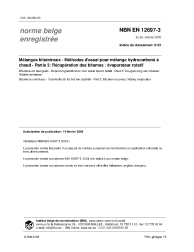 NBN EN 12697-3:2005