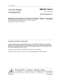NBN EN 13445-3:2009