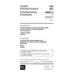 IEC 60061-3:1969/AMD22:1999