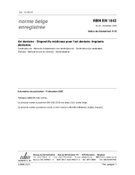 NBN EN 1642:2009