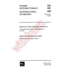 IEC 60920:1990