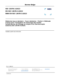NBN EN ISO 13078-3:2023