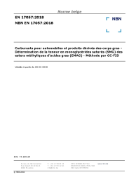 NBN EN 17057:2018