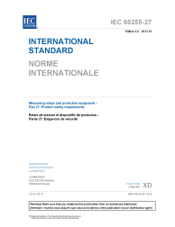 IEC 60255-27:2013