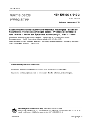 NBN EN ISO 17642-2:2005