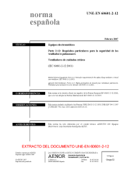 UNE-EN 60601-2-12:2007