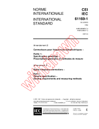 IEC 61169-1:1992/AMD2:1997