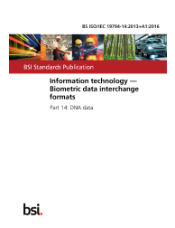 BS ISO/IEC 19794-14:2013+A1:2016