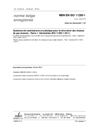 NBN EN ISO 11299-1:2013