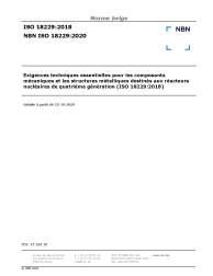 NBN ISO 18229:2020