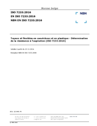 NBN EN ISO 7233:2016