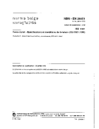 NBN EN 26501:1992