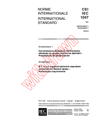 IEC 61047:1991/AMD1:1996