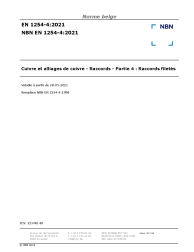 NBN EN 1254-4:2021
