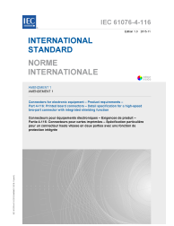 IEC 61076-4-116:2012/AMD1:2015