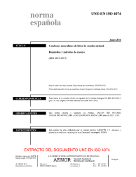 UNE-EN ISO 4074:2016