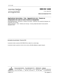 NBN EN 15689:2010