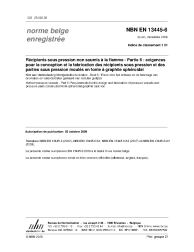 NBN EN 13445-6:2009