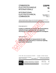 CISPR 15:1996/AMD2:1998