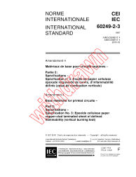IEC 60249-2-3:1987/AMD4:2000