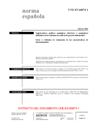 UNE-EN 60873-1:2005