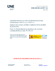 UNE-EN IEC 61557-11:2023