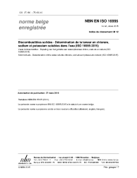 NBN EN ISO 16995:2015