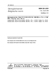 NBN EN 2439:2009