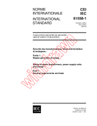 IEC 61558-1:1997