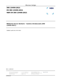NBN EN ISO 23450:2021