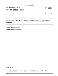 NBN EN 12350-1:2019