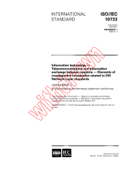 ISO/IEC 10733:1993/AMD1:1996