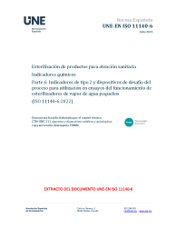 UNE-EN ISO 11140-6:2023