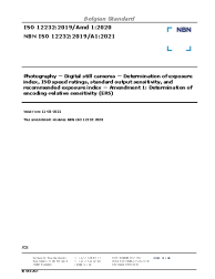 NBN ISO 12232:2019/A1:2021